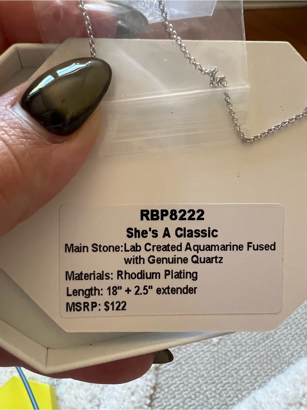 Bomb party of necklace rbp8222 she’s a classic new! - Picture 2 of 3